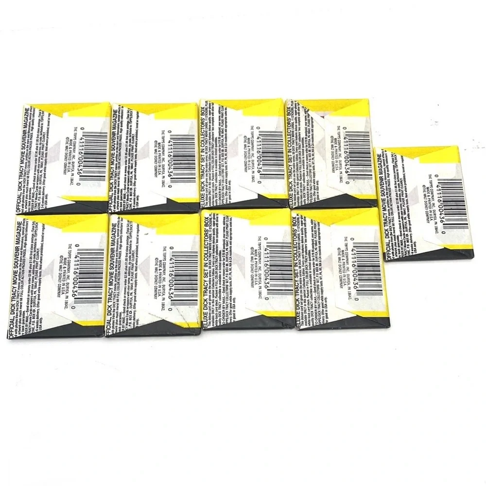 Vintage 1990 Dick Tracy Trading Card Wax Packs Bundle (9 Packs)